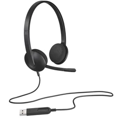 LOGITECH FEJHALLGATÓ 2.0 - H340 USB MIKROFONOS, FEKETE