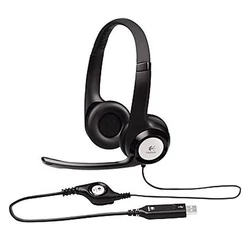 LOGITECH FEJHALLGATÓ 2.0 - H390 USB MIKROFONOS, FEKETE