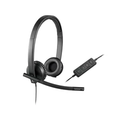 LOGITECH FEJHALLGATÓ 2.0 - H570E STEREO VEZETÉKES MIKROFONOS, FEKETE