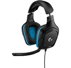 LOGITECH FEJHALLGATÓ 7.1 - G432 VEZETÉKES GAMING MIKROFONOS , FEKETE
