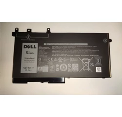 Eredeti gyári Dell 3 cellás laptop akkumulátor - D4CMT - Dell Latitude 5280, 5290, 5480, 5490, 5491, 5495, 5580, 5590, 5591, Precision 3530 tipusú