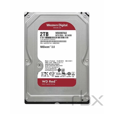 WESTERN DIGITAL 3.5&quot; HDD SATA-III 2TB 5400rpm 256MB Cache, CAVIAR Red