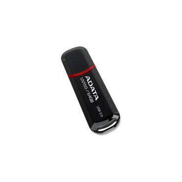 ADATA Pendrive 64GB, UV150 USB 3.1, Fekete