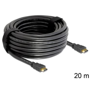 DELOCK kábel HDMI male/male összekötő 4K, 20m