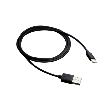 CANYON Töltőkábel, USB - USB-C, 1m, fekete - CNE-USBC1B