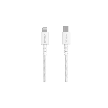 ANKER Töltőkábel, PowerLine Select+, USB-C - LTG, 0,9 méteres, fehér - A8617H21