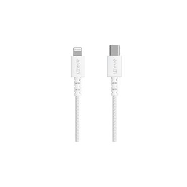 ANKER Töltőkábel, PowerLine Select+, USB-C - LTG, 0,9 méteres, fehér - A8617H21