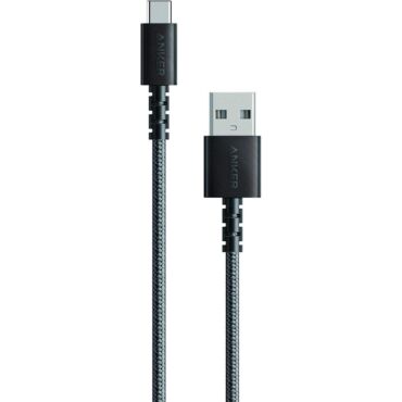 ANKER Töltőkábel, PowerLine Select+, USB-A - USB-C, 0,9 méteres, fekete - A8022H11