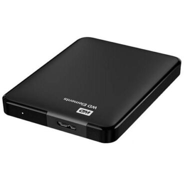 WESTERN DIGITAL 2.5&quot; USB 3.0 HDD 1TB ELEMENTS PORTABLE 5400RPM 8MB CACHE FEKETE