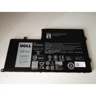Eredeti gyári Dell 4 cellás laptop akkumulátor - 2GXTM - Dell Latitude 3450, 3550 iNSPIRON 5442, 5445, 5447, 5542, 5543, 5545, 5547, 5548, 5557 tipusú laptopokhoz   Eredeti gyári Dell 4 cellás laptop akkumulátor - 2GXTM - Dell Latitude 3450, 3550 iNSPIRON 5442, 5445, 5447, 5542, 5543, 5545, 5547, 5548, 5557 tipusú laptopokhoz