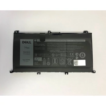  Eredeti gyári Dell 6 cellás laptop akkumulátor - 71JF4 - Dell Inspiron 5576, 5577, 7559, 7566, 7567 típusú laptopokhoz