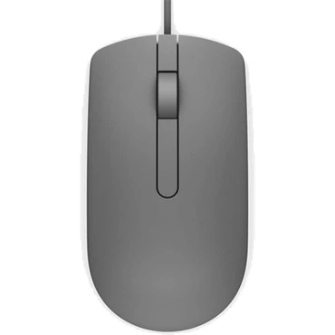 DELL Vezetékes egér, MS116 Optical Mouse - Grey